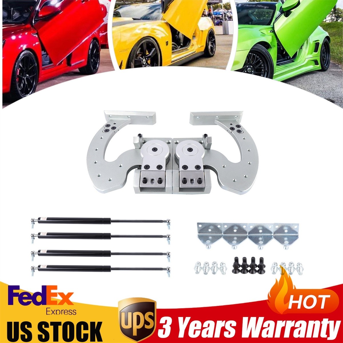 Universal Lambo Door Kit Bolt On Vertical Doors Hinge Kit For