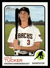 Cole Tucker 2022 Topps Heritage #673 Arizona Diamondbacks Buy10get5FREE