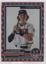 2023 Panini USA Baseball Stars & Stripes Red Prizm /149 Alex Harrington #27 03hd