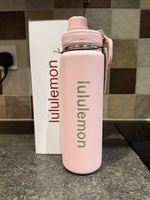 Lululemon Back To Life Water Bottle Pink BNWT Insulated Gym Bottle 710ml