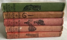 Joblot Of 5x Vintage Ward & Lock “Wonder Book” H/B Books c.1920s/30s