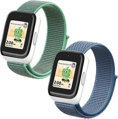 Nylon Bands Compatible with SyncUP Kids Watch 2/1 Band Breathable Hook&Loop Rep