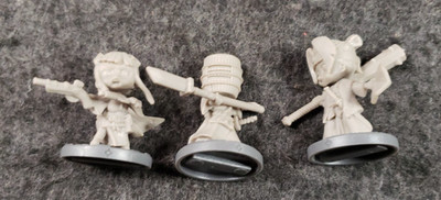 SUPER DUNGEON EXPLORE: Super Ninja Ambush Crossover Set 3 Grey Miniatures(DS2D1)