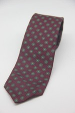 Vintage Burberrys London NY Paris Classic Silk Luxury Geometric Tie Old Money
