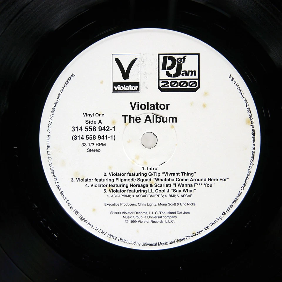 VA VIOLATOR: THE ALBUM VIOLATOR 3145589411 US VINYL 2LP - Image 2 of 2