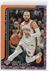 2025-26 Topps Basketball Jalen Brunson #14 Team Color Knicks
