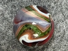 JABO (JERK)Joker 1 Marble Collector Marble: VHTF Cranberry .735