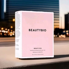 BeautyBio Bright Eyes Depuffing And Brightening Eye Gels - Box Of 15 Pairs NIB