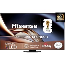 Hisense 75U8QTUK 75 Inch MiniLED 4K Ultra HD Smart TV Bluetooth WiFi