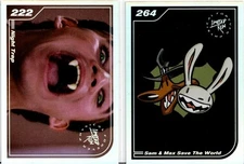 Sam & Max World & Night Trap Limited Run Silver Trading Card #222 #264 Mint