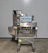 Kaps All 6 Quill Inline Bottle Capper with Cap Feed Elevator, Capping Machinery