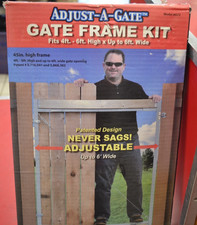 Adjust-a-Gate 36-72 in. W x 45 in. High Frame Steel Gate Frame Kit NEW/OPEN BOX
