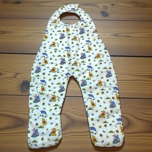 VTG 90s Winnie the Pooh Baby Long Bib Coverall Feeding Smock Disney 6-12 months