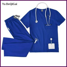 Unisex Medical Uniforms Men Women Nursing Clothes Lab Beauty Costume Nurse