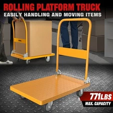 770 lbs Capacity Hand Truck Folding Platform Cart Moving Trolley Dolly Luggage