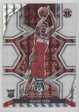 2021-22 Panini Mosaic Rookies White Mosaic Prizm 10/25 Isaiah Todd #240 nd3