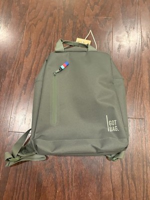 NEW Got Bag Green Daypack 15 inches x 11 inches with Laptop Compartment NWT
