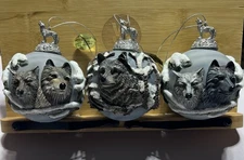 Christmas Ornament Set 3 Pieces The Bradford Editions