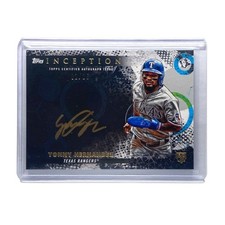 TOPPS MLB Inception Yonny Hernandez Rangers Baseball Card 02/25 Parallel