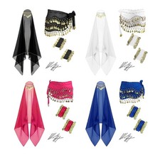 Tenue de danse du ventre, bracelets de poignet fête, tenue d'Halloween,