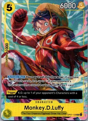 Monkey.D.Luffy (Illustration Box Vol.3) OP07-109 One Piece Promotion Cards  NM