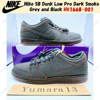 Nike SB Dunk Low Pro Dark Smoke Grey and Black HV1668-001 Men's Size