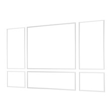 Uimoso Wall Molding Panel Kit 3 Pack 31 x 63 and 31 x 24 in for Living Room
