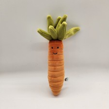 Jellycat Vivacious Vegetable Carrot 🥕 9" Plush Happy Face