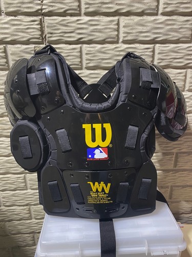 WTA3210 - Wilson West Vest MLB Pro Gold Umpire Chest Protector