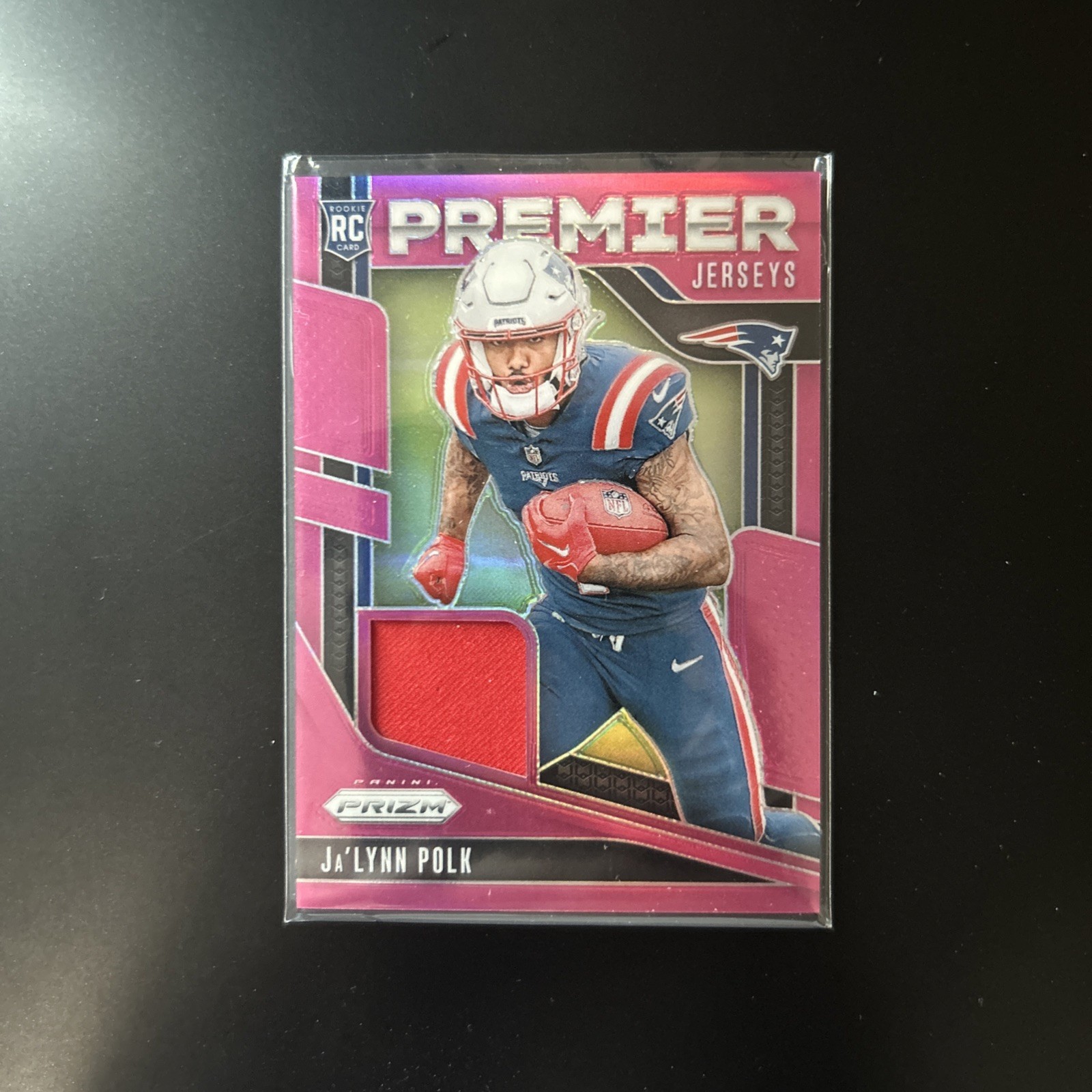 2024 Panini Prizm - Premier Jerseys Ja'Lynn Polk #PJ-JPK Pink Prizm (MEM, RC)