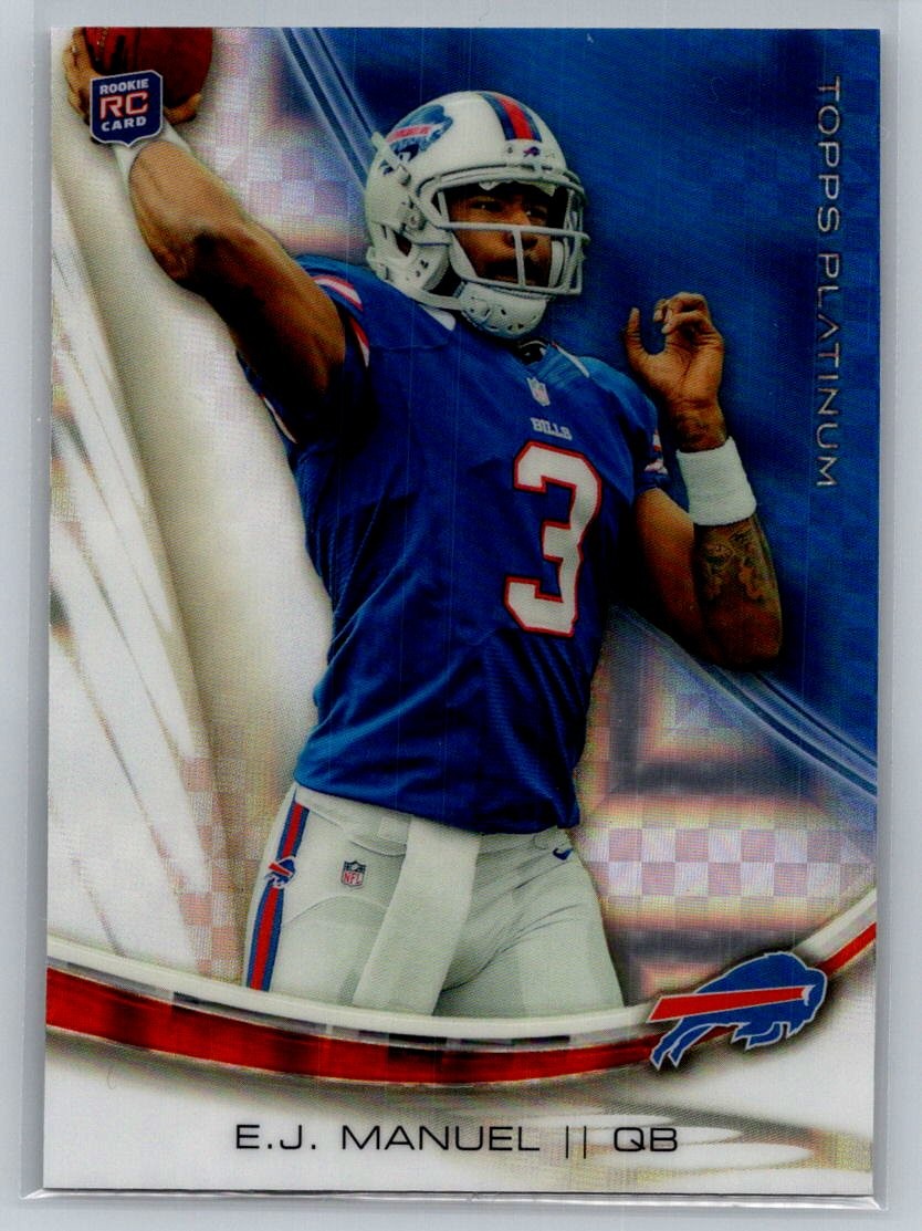 2013 Topps Platinum #104 EJ Manuel Xfractors Buffalo Bills C84