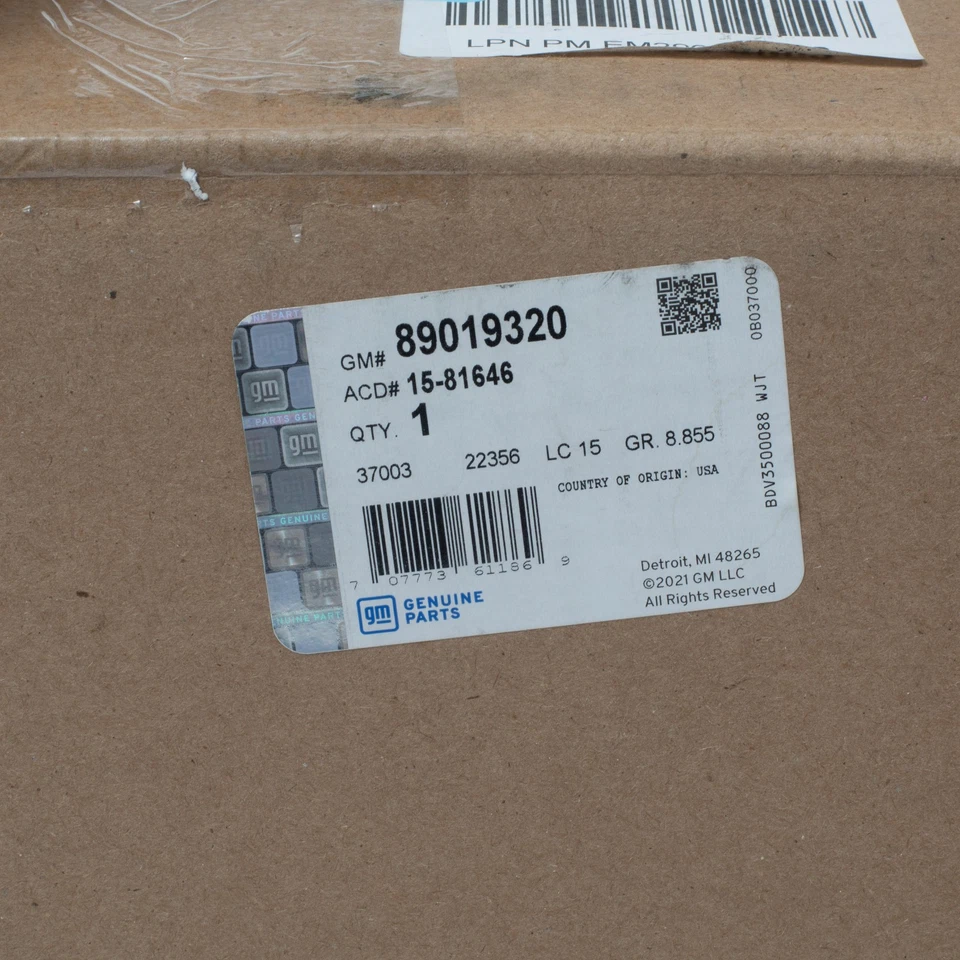 GM Piezas Genuinas 15-81646 HVAC Soplador Motor y Rueda GM 89019320 Chevrolet GMC Foto 2 de 4