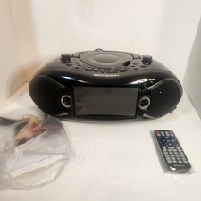 Emerson EDL-2870-BK 7  Bluetooth DVD Boombox with AM/FM Radio  Digital TV Black