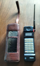PHILIPS PR7052 Cellulare Telefonino Vintage Anni '90 con Custodia in Pelle RARO