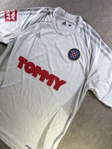 Maillot Vintage Hajduk Split Umbro - Homme, Taille L, Blanc - Foot Rétro