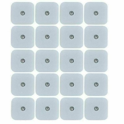 8/20 Elektroden für Sanitas Elektrostimulator Sem 40/43 Ems Tens 45x45 mm DHLDE