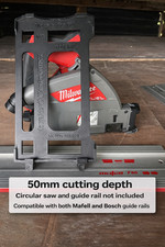 Milwaukee adaptor/skid plate for M18 FPS55 to Mafell/Bosch guide rail