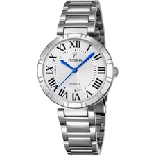 Festina Mademoiselle F16936/3 Grey Stainless Steel Watch, Women