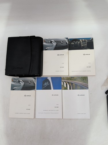 2018 Lexus GX 460 Factory Owners Manual With Navigation System & Case
