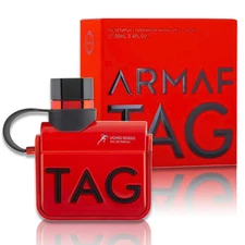Tag Uomo Rosso by ARMAF Eau De Parfum Spray for Men 3.4oz New