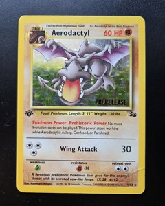 英語版 プテラ Aerodactyl PRERELEASE Aerodactyl 1st Edition Prerelease | eBay