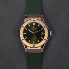 Hublot Classic Fusion King Gold - Green - 565.OX.8980.RX - Rose Gold 38mm w/ Box