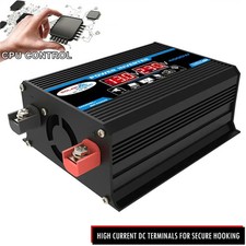 Inverter Convertitore da 12V a 220V Potenza 4000W Trasformatore di Tensione Auto - Miniatura 4