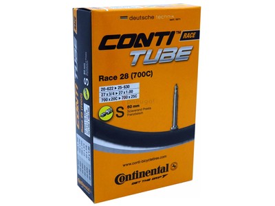 Fahrrad-Schlauch Continental Race 28 Zoll 20-622/25-630 Sclaverand-Ventil 60mm