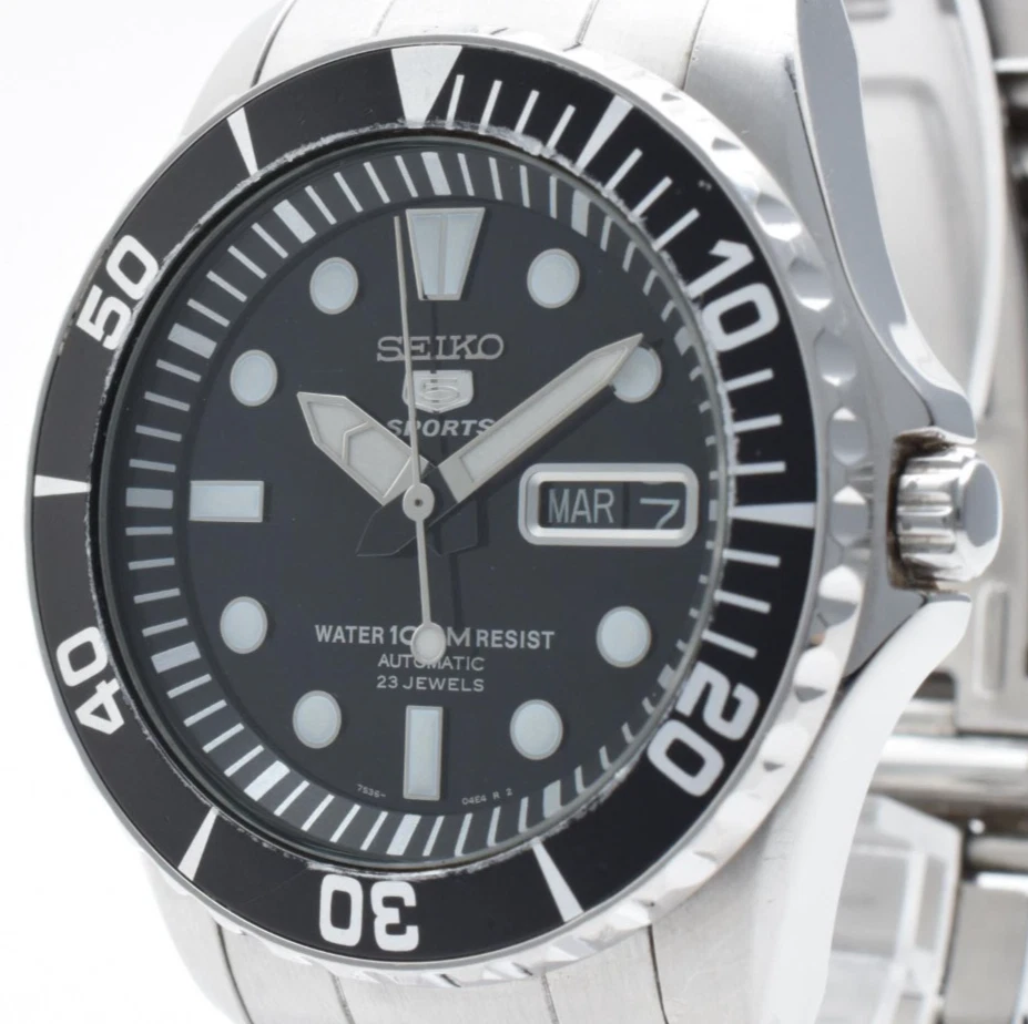 Seiko 5 Sports 10 ATM Wristwatches with 23 Jewels for sale | eBay