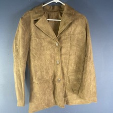 Womens Jacket Blazer Size Small Or M Brown Unbranded