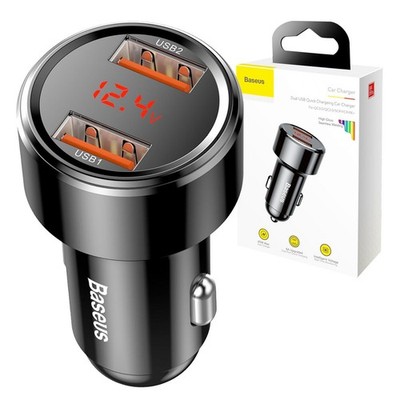 Baseus Zigarettenanzünder Auto Ladegerät USB Ladegerät KFZ ladegerät