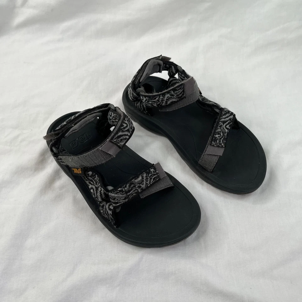 Sandalias de exterior Teva Hurricane XLT 2 para niños 13 grises negras Foto 2 de 4
