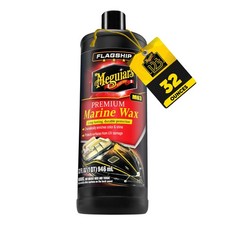 Meguiar’s Flagship Premium Marine Wax, M6332, 32 Fl Oz (Pack of 1), 32