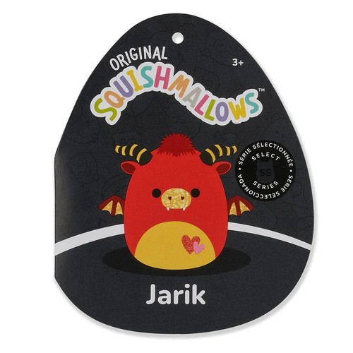 Squishmallow 12" Jarik Valentine's Dragon Select Series IN HAND w/Custom Charm + - Picture 7 of 13
